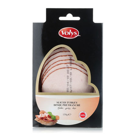 volys sliced turkey halal 150g