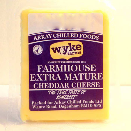 wyke farms farmhouse extra mature cheddar cheese 180g