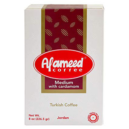 al ameed coffee medium with cardamom 200g