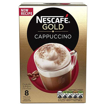 nescafe gold cappuccino 136g