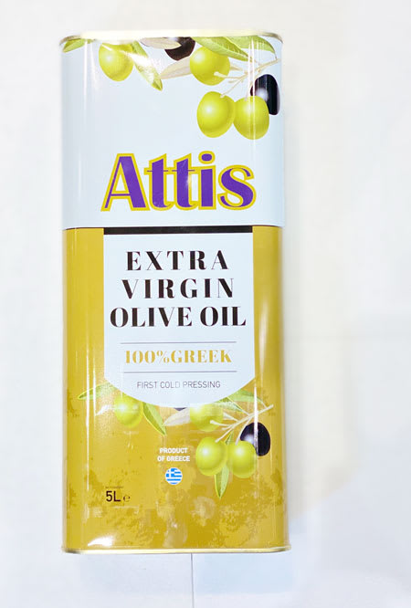 attis extra virgin olive oil 5l