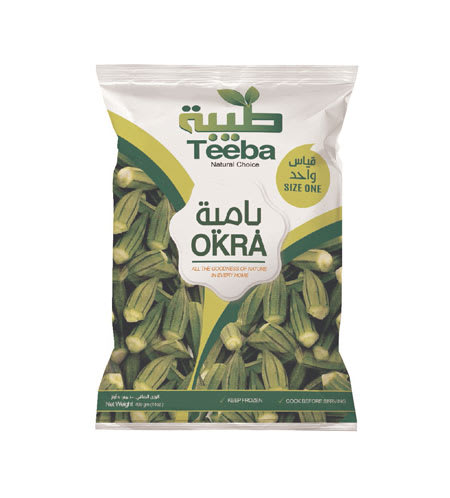 teeba okra frozen 400g