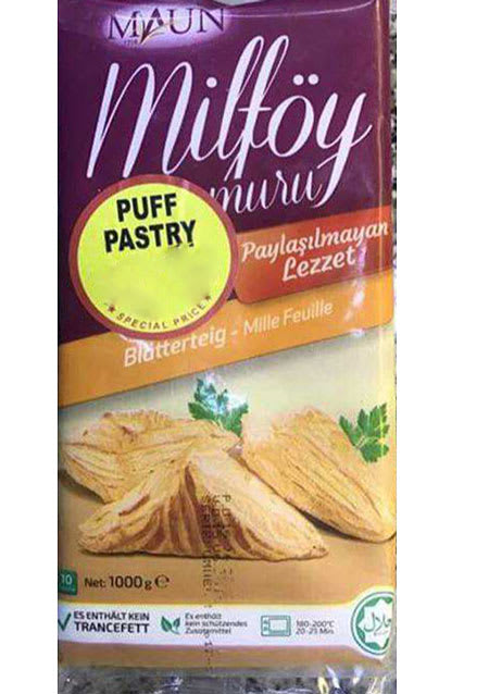 maun milfoy puff pastry halal 1000g