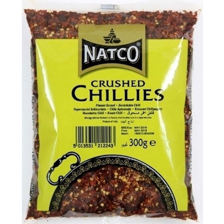 natco crushed chillies 300g