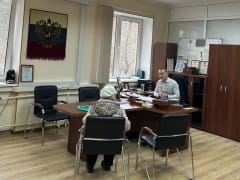 Председатель Общественной палаты г.о.Жуковский Павел Соболев провел личный прием горожан