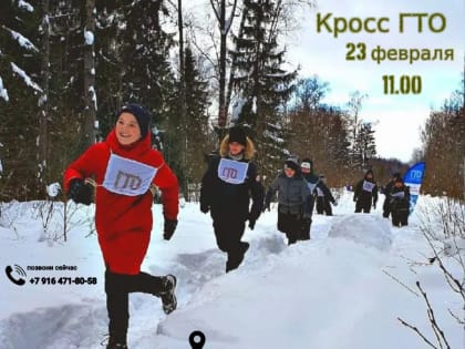 В парке «Скитские пруды» состоятся спортивные соревнования "Кросс ГТО"