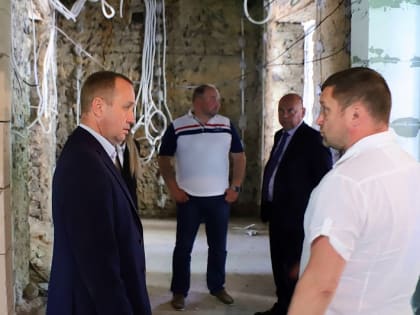 Глава городского округа Воскресенск проверил ход ремонта в детском саду «Спутник»