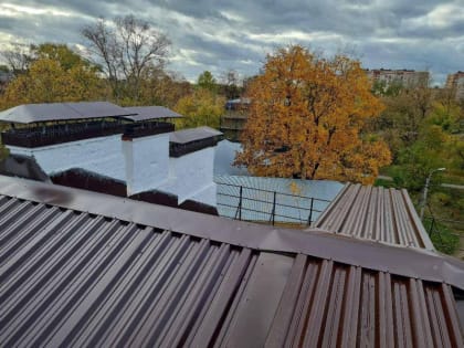 В доме №14 на ул. Победы Воскресенска проведен капитальный ремонт кровли