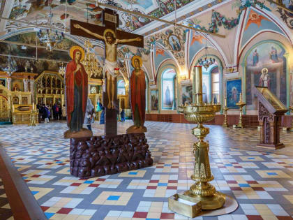 В Лавре освятили коливо на уставных богослужениях