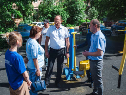 Игорь Коханый проверил содержание дворовых территорий в Люберцах