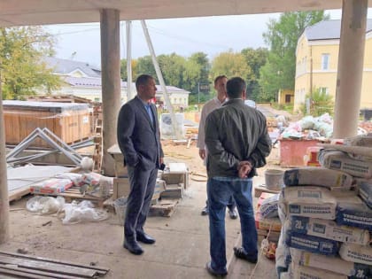 В Дмитрове полным ходом идет строительство клинико-диагностического центра для детей