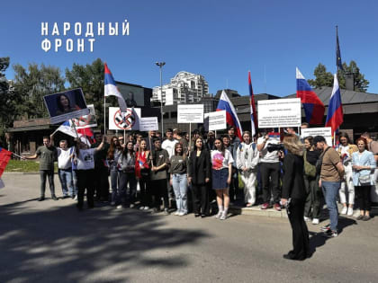 Народный фронт принял участие в митинге против резолюции ООН по инциденту в Сребренице