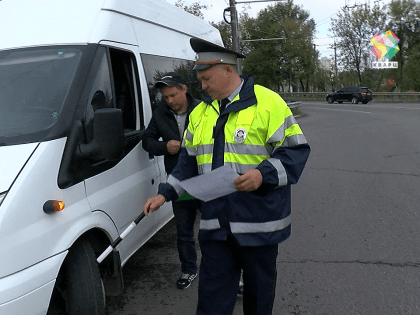 Рейд в городе: на чем "попались" водители маршруток и такси