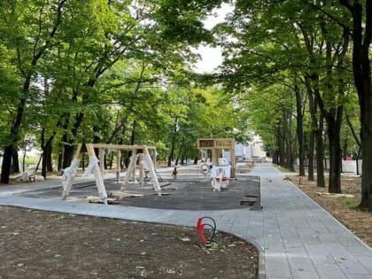 Объем выполненных работ по благоустройству у станций МЦД-3 в Люберцах составляет более 60%