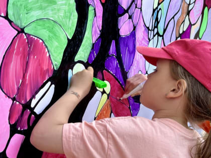 В Центральном парке Наро-Фоминска рисовали заветные желания