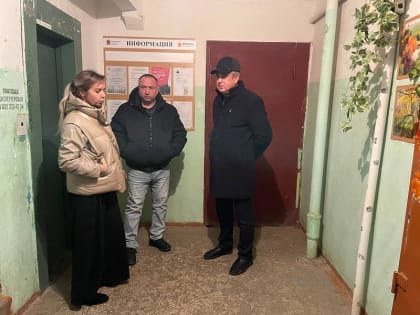 Посещение дворовой территории в Воскресенске