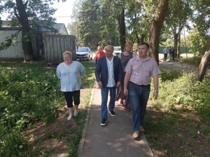 Рабочие выезды в сельские населённые пункты городского округа Воскресенск