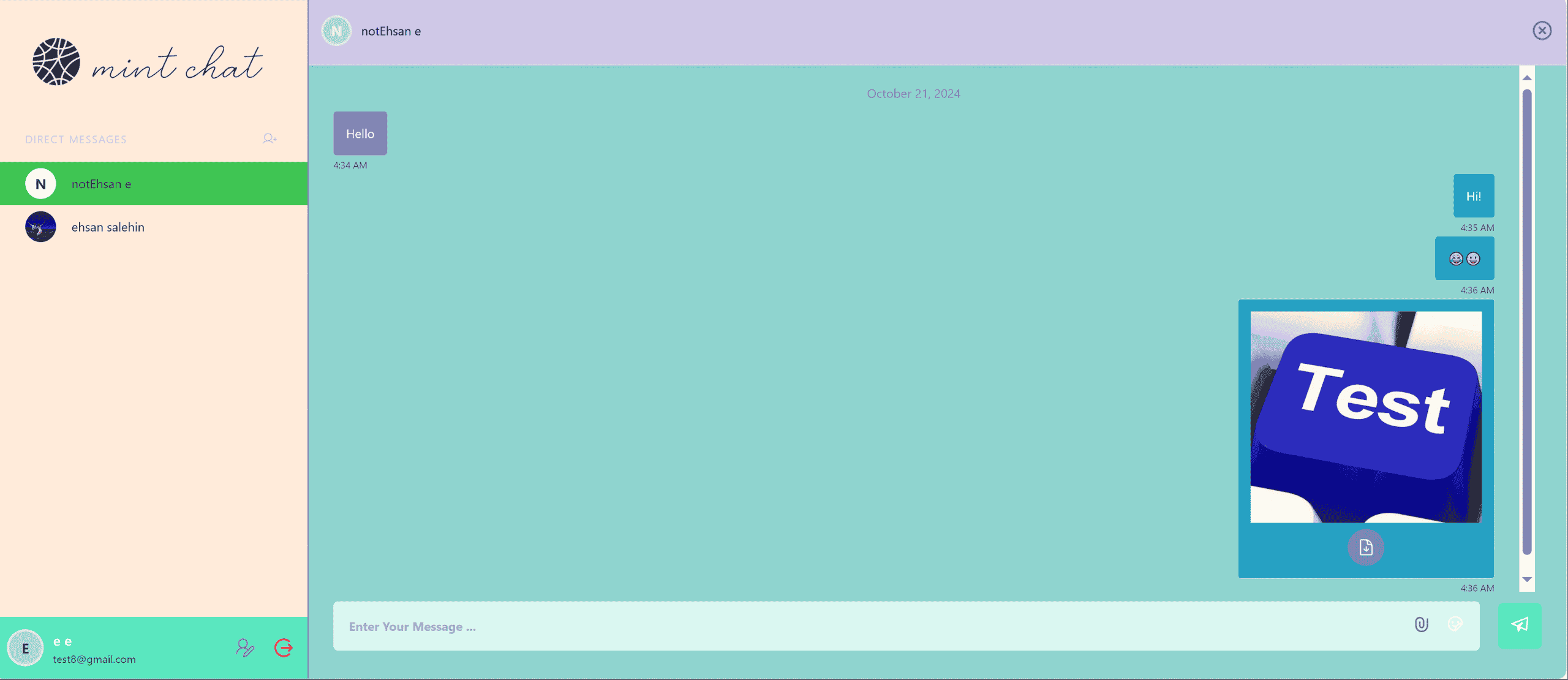 Realtime Responsive Chat App
