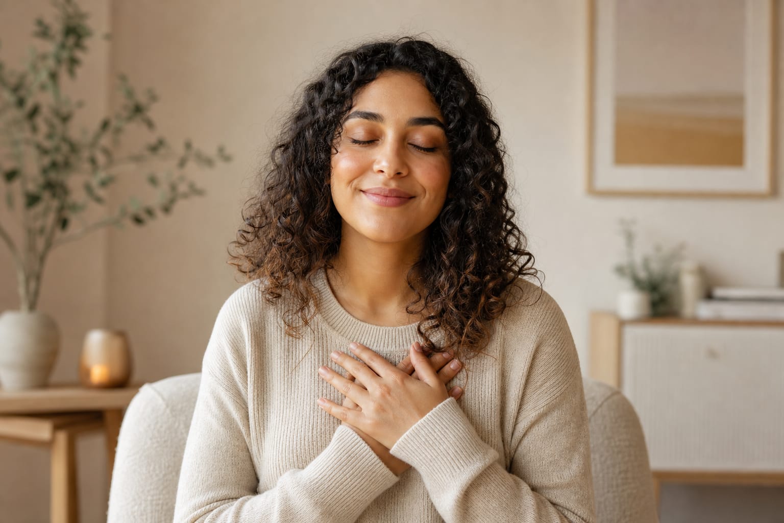 Person finding light and energy during seasonal depression treatment