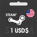 گیفت کارت 1 دلاری استیم STEAM آمریکا