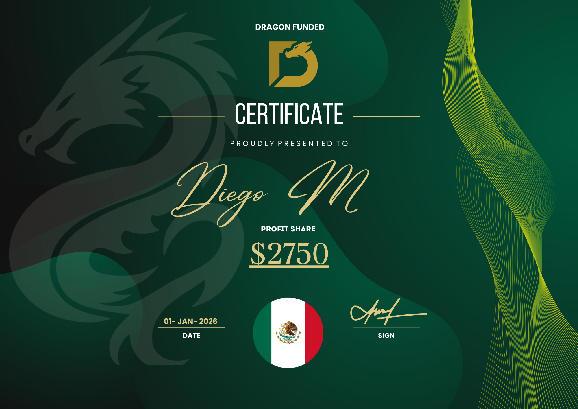 Certificate of Achievement