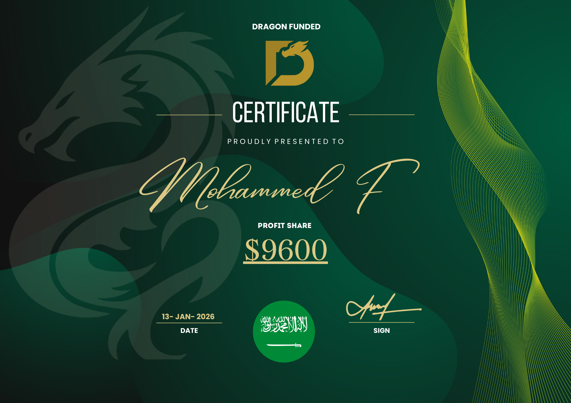 Certificate of Achievement