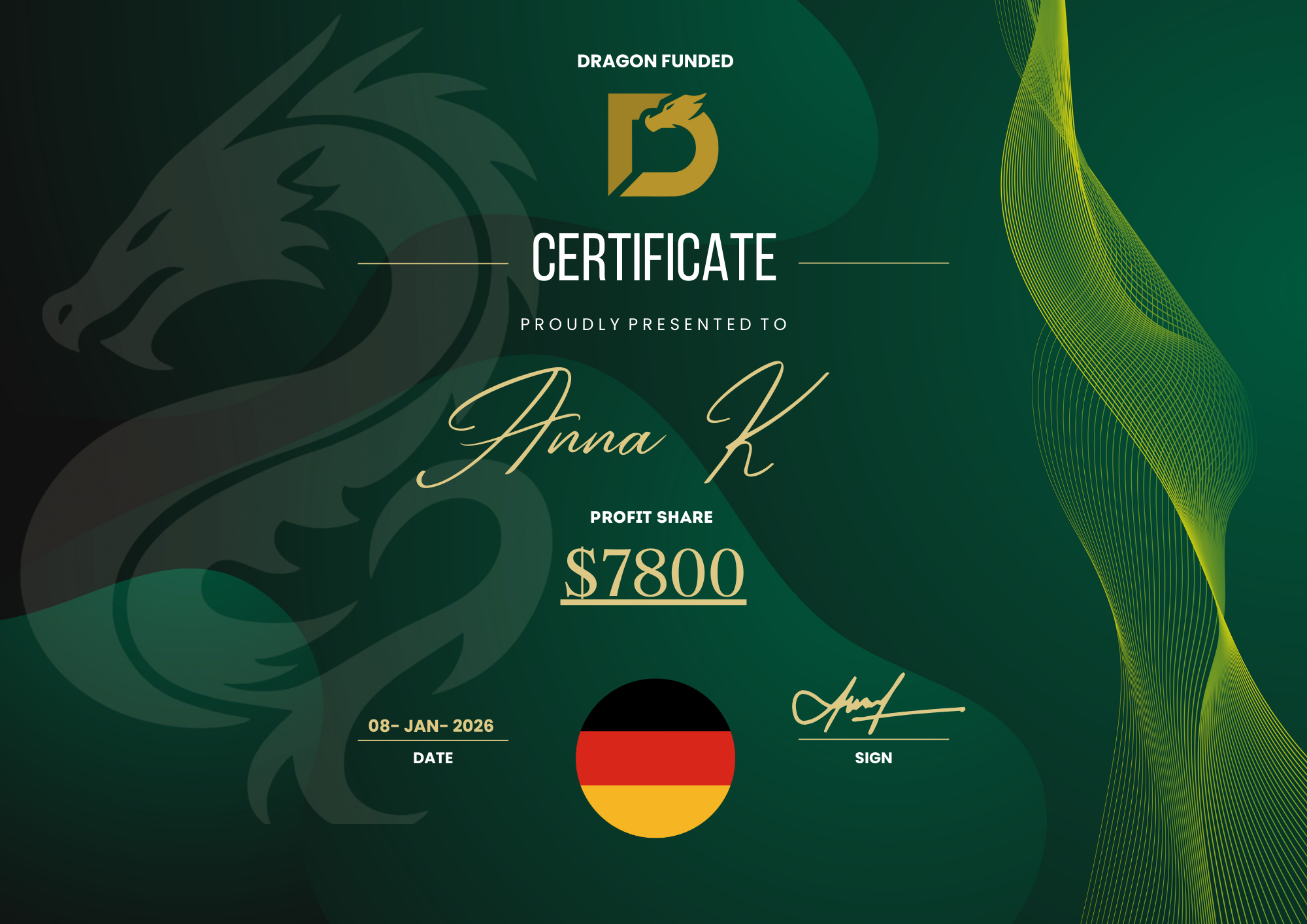 Certificate of Achievement