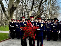 Участники Всероссийской профильной казачьей смены «Атаманы XXI века» побывали на экскурсии в городе-герое Новороссийске