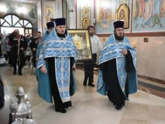 В Сочи привезли походную чудотворную икону