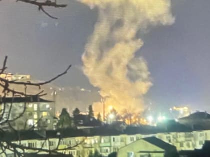 На нефтебазе в Туапсе произошел пожар