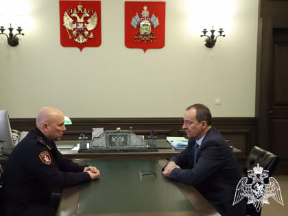Начальник Главного управления Росгвардии по Краснодарскому краю и руководитель краевого парламента обсудили вопросы взаимодействия