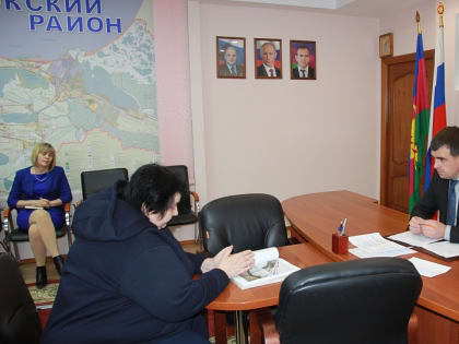 Глава муниципалитета провел прием граждан по личным вопросам