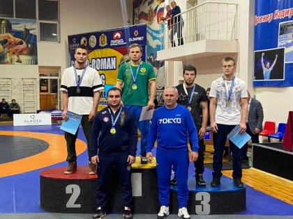 Краснодарцы стали обладателями наград Всероссийских соревнований по греко-римской борьбе среди юниоров