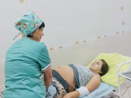 Шесть беременных женщин обследовали на недавно установленном медоборудовании в роддоме Красноармейской ЦРБ