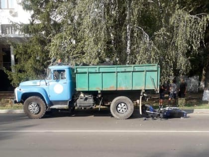 В ДТП пострадал мотоциклист
