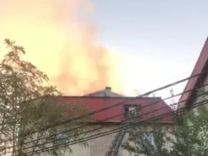 Пожар в многоквартирном доме Краснодара: 63 человека эвакуированы