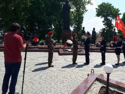 Брюховецкий район принял «Эстафету памяти»