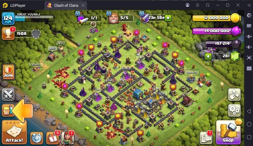 TH 12 | LVL 124 | BK 38 | AQ 42 | GW 18 | MP 20 | 1508 TROPHIES |#NCOC305