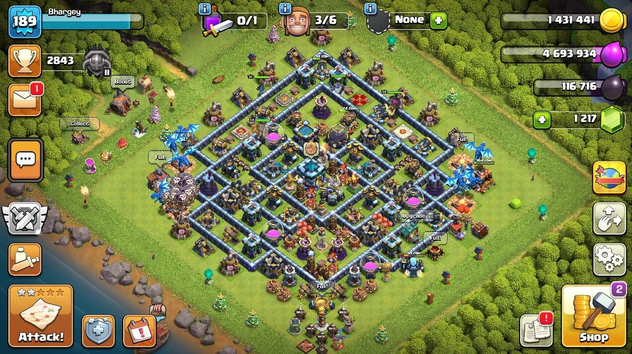 🥷ALMOST MAX TH 13 🖤 189 LVL 🖤 2843 Trophy 🖤 1221 Gems 🖤 65 BK 🖤 68 AQ 🖤 50 GW 🖤 15 RC 🖤 Full Access 🖤 IOS/ANDROID (Screenshots Inside)🥷 🥷ALMOST MAX TH 13 🖤 189 LVL 🖤 2843 Trophy 🖤 1221 Gems 🖤 65 BK 🖤 68 AQ 🖤 50 GW 🖤 15 RC 🖤 Full Access 🖤 IOS/ANDROID (Screenshots Inside)🥷