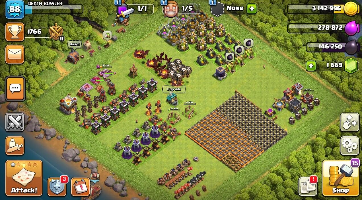 🥷TH 11 🖤 88 LVL 🖤 1766 Trophy 🖤 1669 Gems 🖤 32 BK 🖤 32 AQ 🖤 Full Access 🖤 IOS/ANDROID (Screenshots Inside)🥷 🥷TH 11 🖤 88 LVL 🖤 1766 Trophy 🖤 1669 Gems 🖤 32 BK 🖤 32 AQ 🖤 Full Access 🖤 IOS/ANDROID (Screenshots Inside)🥷
