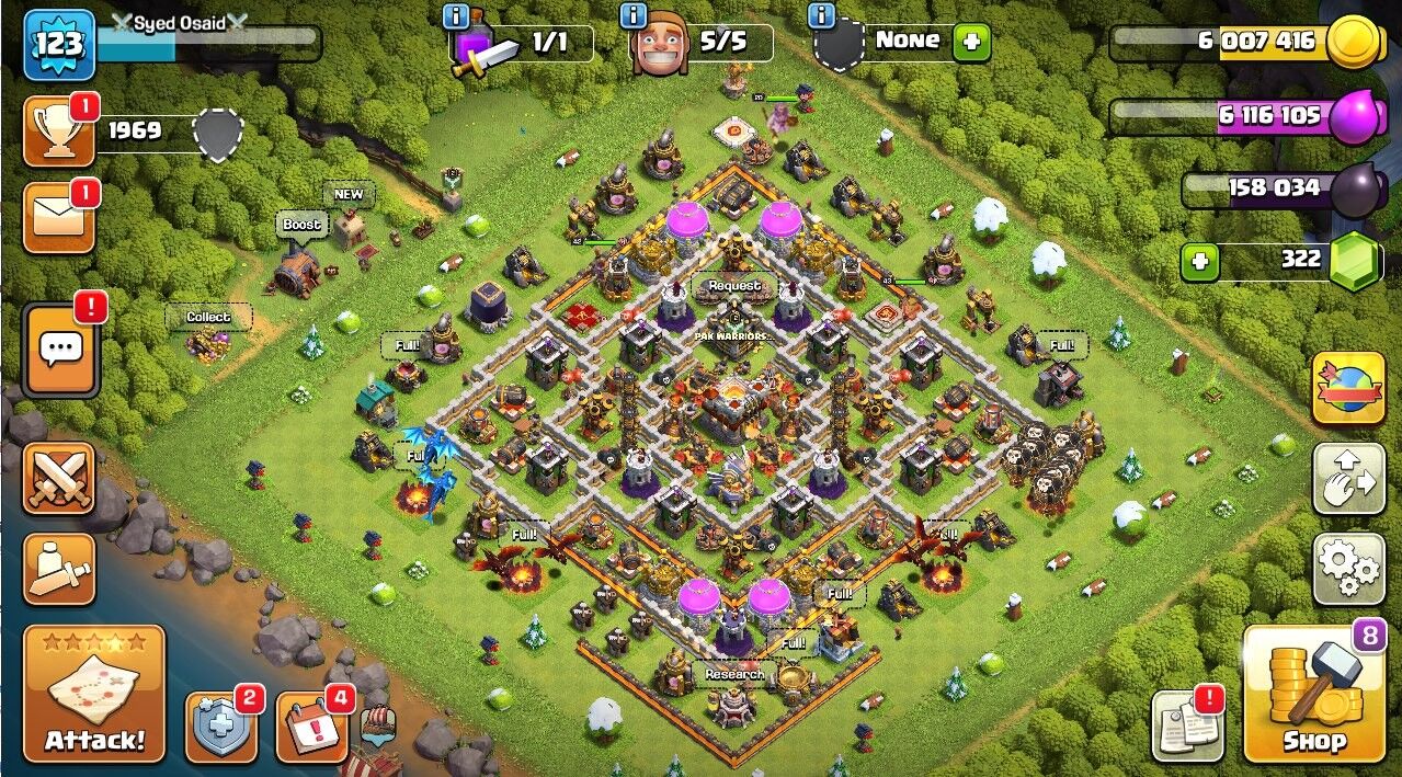 🥷TH 11 🖤 123 LVL 🖤 1969 Trophy 🖤 337 Gems 🖤 37 BK 🖤 42 AQ 🖤 20 GW 🖤 Full Access 🖤 IOS/ANDROID (Screenshots Inside)🥷 🥷TH 11 🖤 123 LVL 🖤 1969 Trophy 🖤 337 Gems 🖤 37 BK 🖤 42 AQ 🖤 20 GW 🖤 Full Access 🖤 IOS/ANDROID (Screenshots Inside)🥷