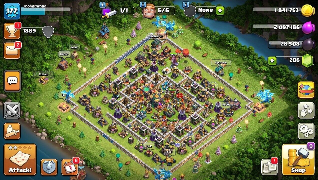 🥷TH 14 🖤 177 LVL 🖤 1889 Trophy 🖤 224 Gems 🖤 51 BK 🖤 59 AQ 🖤 43 GW 🖤 12 RC 🖤 Full Access 🖤 IOS/ANDROID (Screenshots Inside)🥷