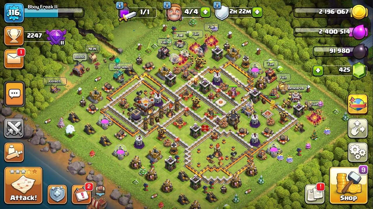 🥷AMOST MAX TH 11 🖤 116 LVL 🖤 2247 Trophy 🖤 438 Gems 🖤 50 BK 🖤 50 AQ 🖤 20 GW 🖤 Full Access 🖤 IOS/ANDROID (Screenshots Inside)🥷 🥷AMOST MAX TH 11 🖤 116 LVL 🖤 2247 Trophy 🖤 438 Gems 🖤 50 BK 🖤 50 AQ 🖤 20 GW 🖤 Full Access 🖤 IOS/ANDROID (Screenshots Inside)🥷