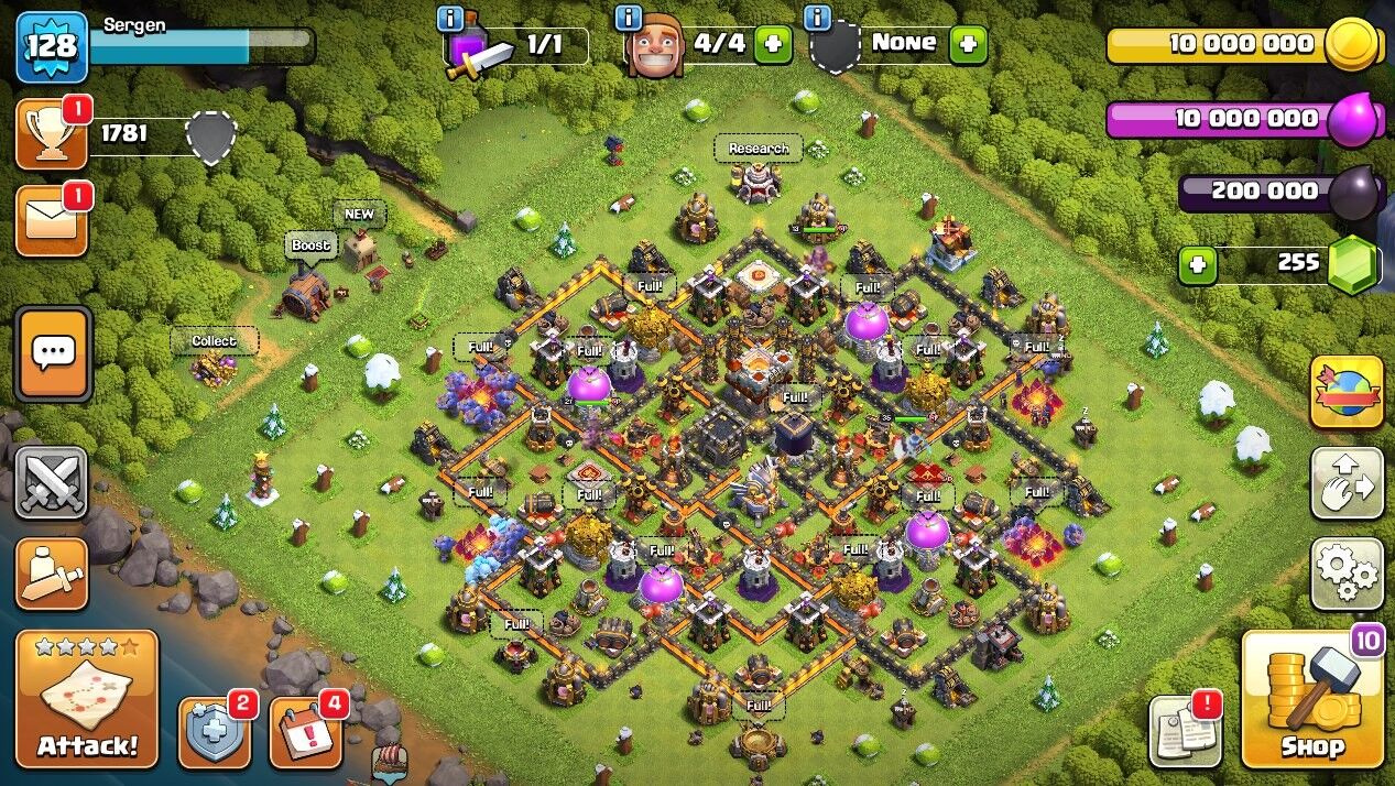 🥷TH 11 🖤 128 LVL 🖤 1781 Trophy 🖤 268 Gems 🖤 27 BK 🖤 35 AQ 🖤 13 GW 🖤 Full Access 🖤 IOS/ANDROID (Screenshots Inside)🥷 🥷TH 11 🖤 128 LVL 🖤 1781 Trophy 🖤 268 Gems 🖤 27 BK 🖤 35 AQ 🖤 13 GW 🖤 Full Access 🖤 IOS/ANDROID (Screenshots Inside)🥷