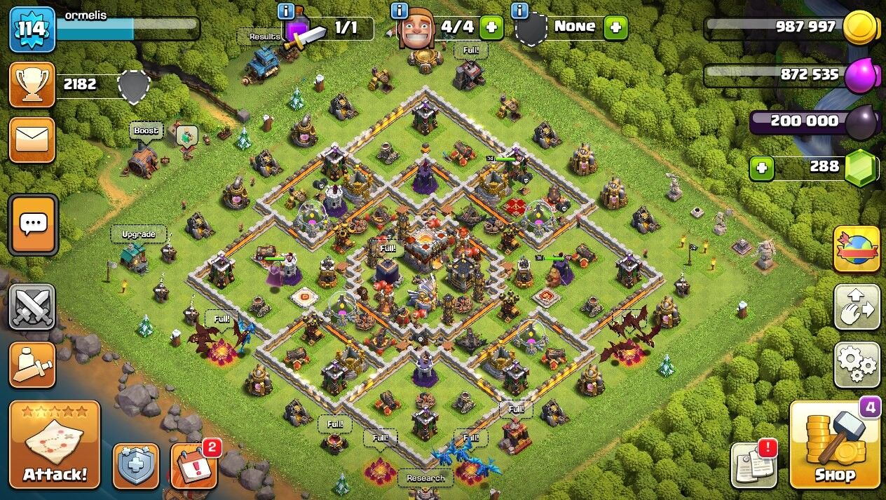 🥷TH 11 🖤 114 LVL 🖤 2182 Trophy 🖤 303 Gems 🖤 31 BK 🖤 34 AQ 🖤 13 GW 🖤 Full Access 🖤 IOS/ANDROID (Screenshots Inside)🥷 🥷TH 11 🖤 114 LVL 🖤 2182 Trophy 🖤 303 Gems 🖤 31 BK 🖤 34 AQ 🖤 13 GW 🖤 Full Access 🖤 IOS/ANDROID (Screenshots Inside)🥷