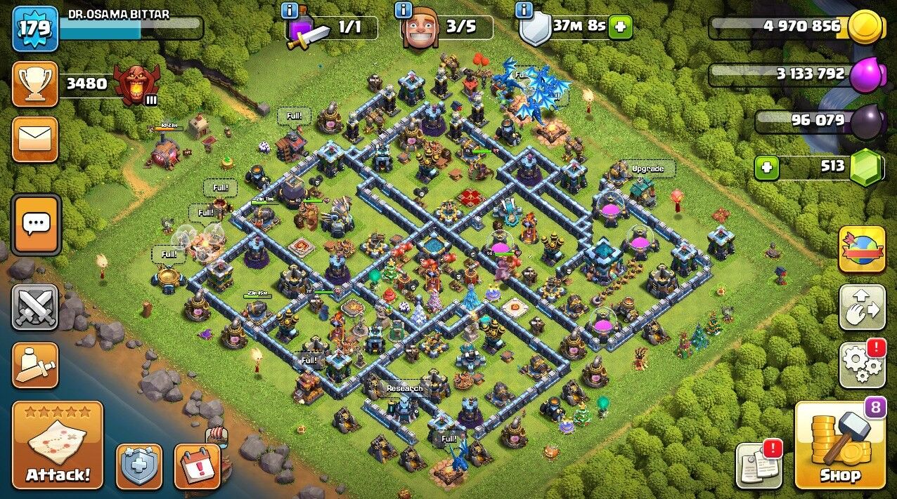 🥷ALMOST MAX TH 13 🖤 179 LVL 🖤 3185 Trophy 🖤 516 Gems 🖤 68 BK 🖤 75 AQ 🖤 50 GW 🖤 22 RC 🖤 Full Access 🖤 IOS/ANDROID (Screenshots Inside)🥷 🥷ALMOST MAX TH 13 🖤 179 LVL 🖤 3185 Trophy 🖤 516 Gems 🖤 68 BK 🖤 75 AQ 🖤 50 GW 🖤 22 RC 🖤 Full Access 🖤 IOS/ANDROID (Screenshots Inside)🥷