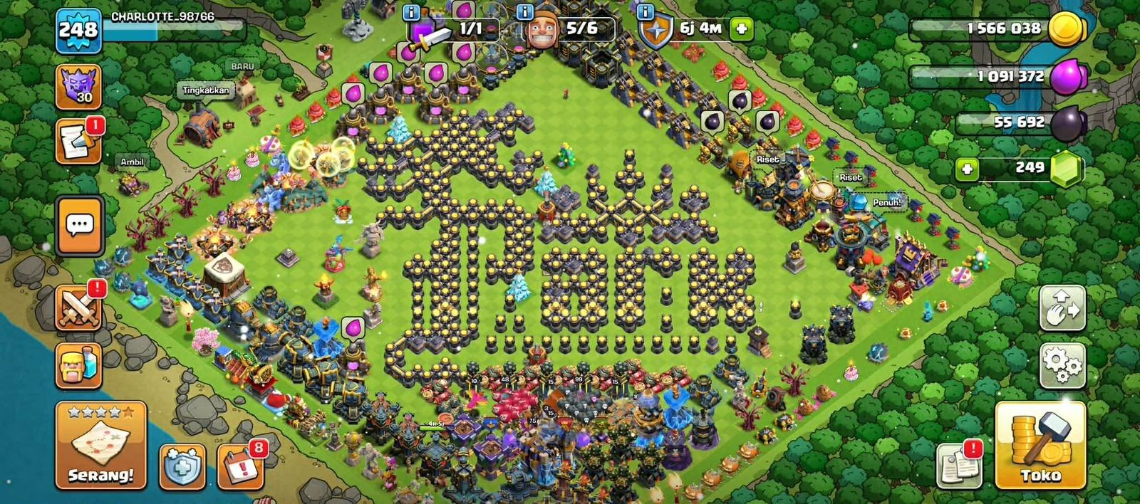 TH18 🎀 MAX 🎀 Builder Th10 TH18 🎀 MAX 🎀 Builder Th10