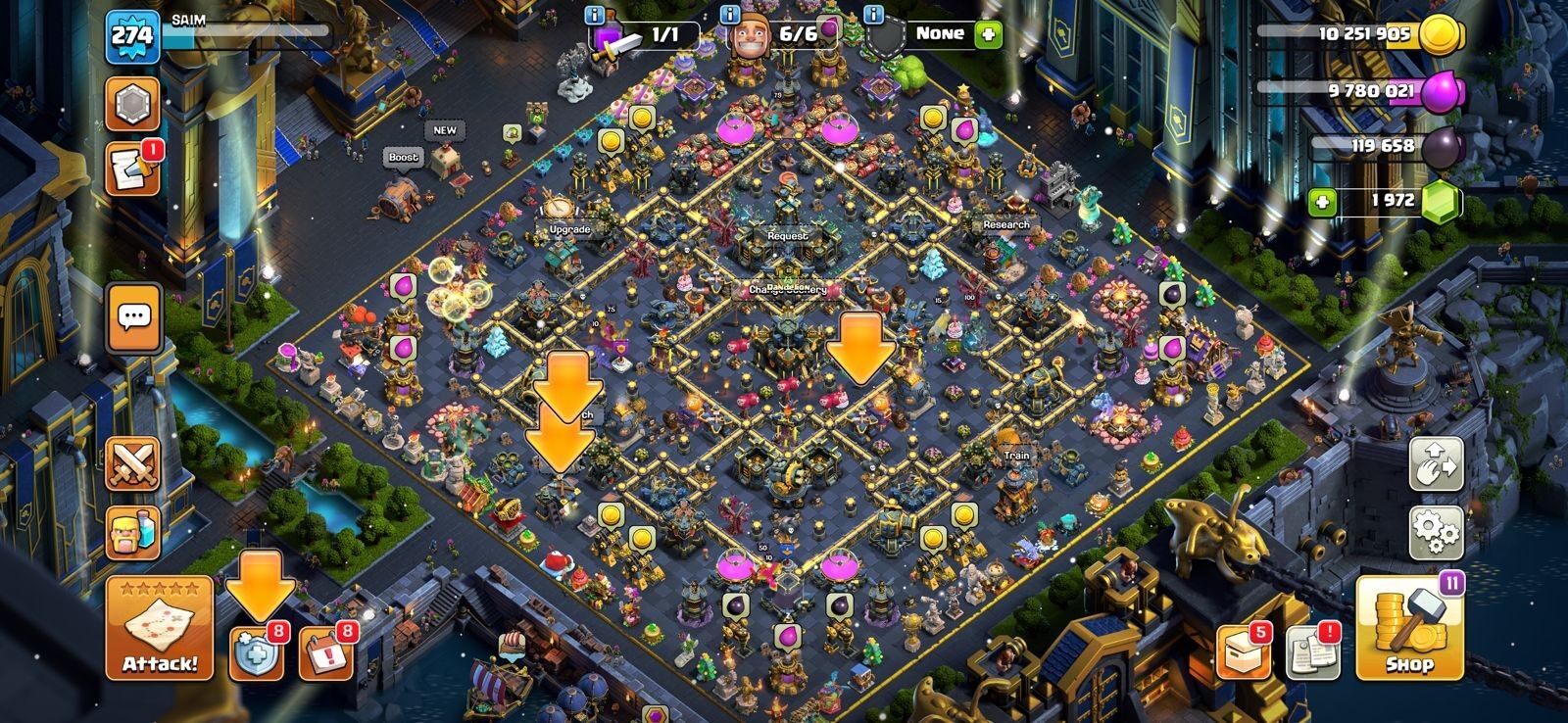 TH18 🎀 MAX 🎀 Builder Th10 TH18 🎀 MAX 🎀 Builder Th10