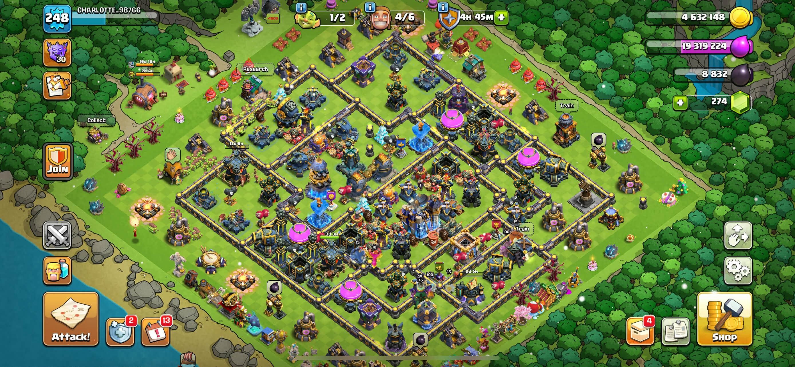 TH18 🎀 Max 🎀 Builder Th10 TH18 🎀 Max 🎀 Builder Th10