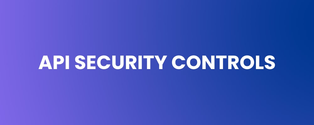 API Security Controls